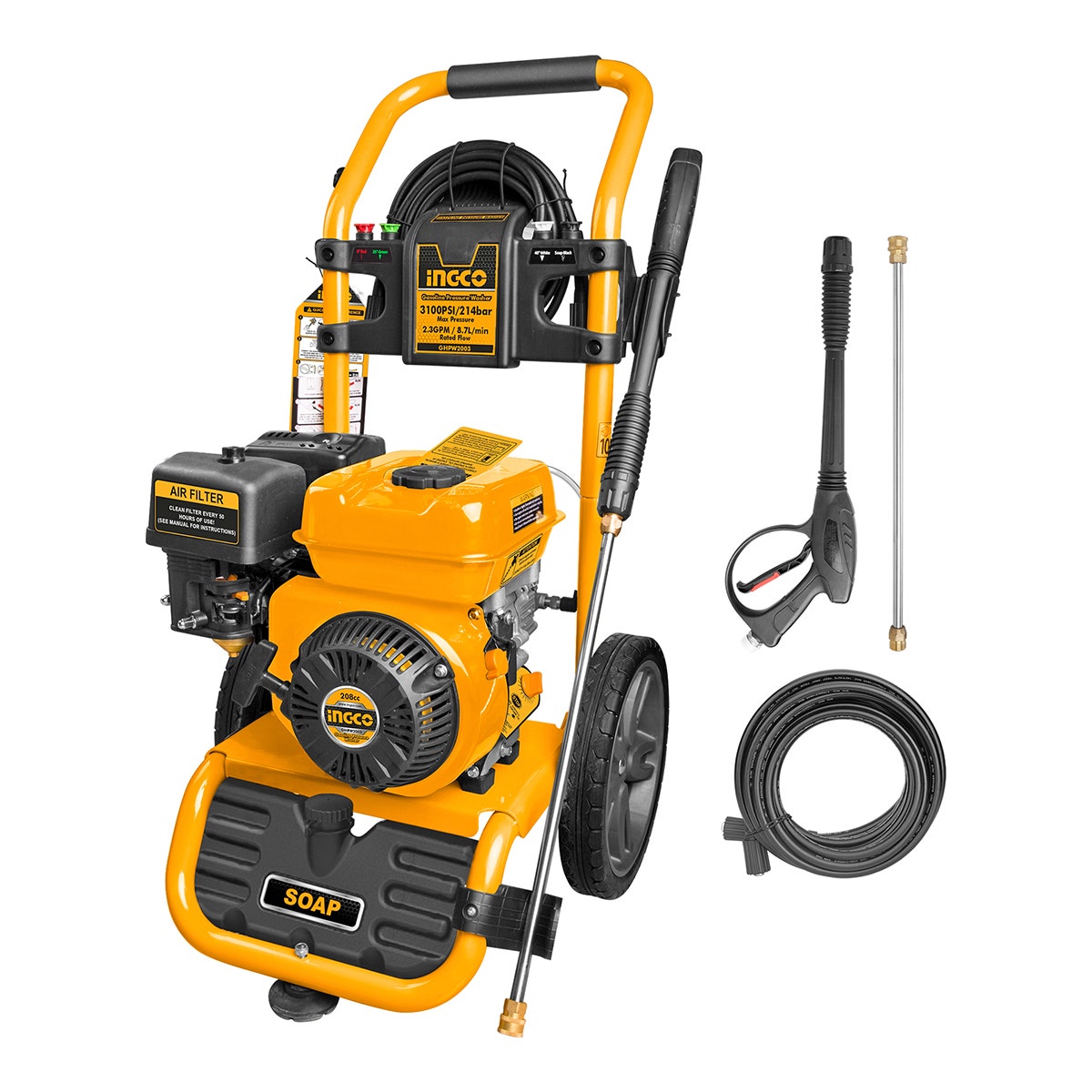 HIDROLAVADORA A GASOLINA 6HP INGCO (GHPW2003)