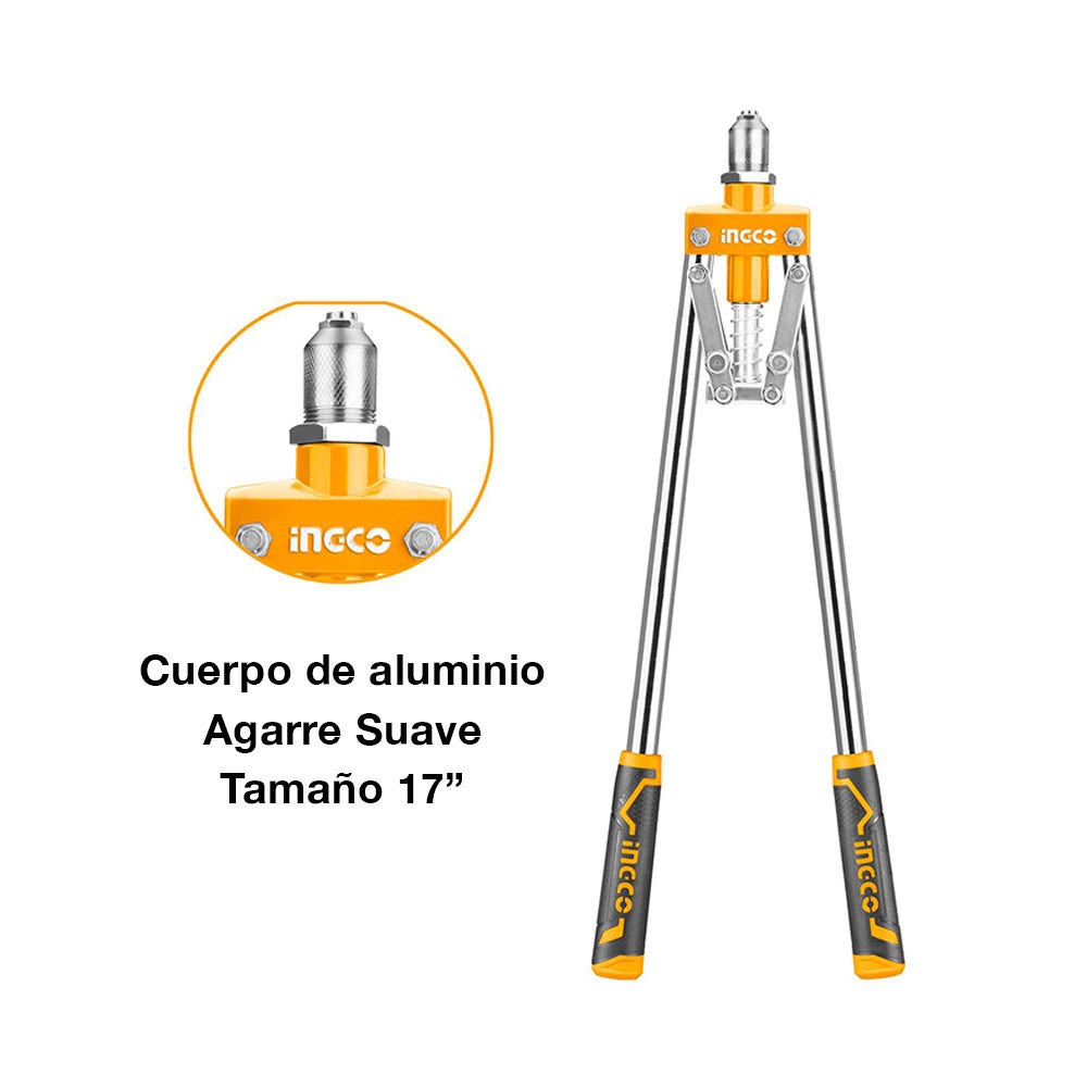 REMACHADORA MANUAL 17´´ 420MM INGCO (HR171)