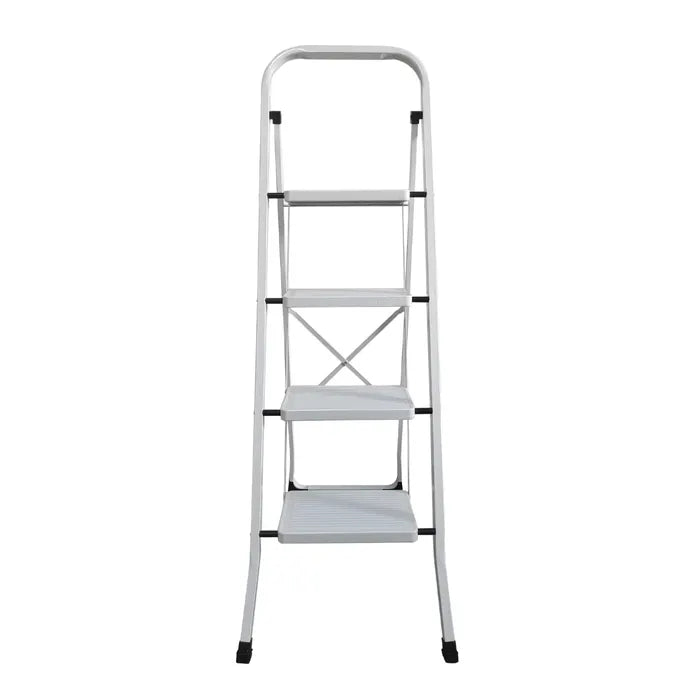 ESCALERA DE TIJERA ACERO 150KG 4 PELDAÑOS MIRLO (JZ916-4B)
