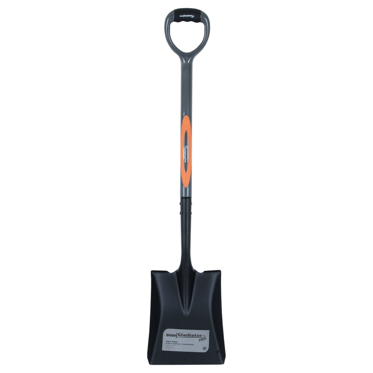 PALA CARBONERA CUADRADA GLADIATOR MANGO DE FIBRA (PAC 800)