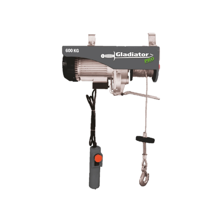 TECLE ELECTRICO GLADIATOR 600kg 1050w ALZADA 6-12MT (AP 8600/25)