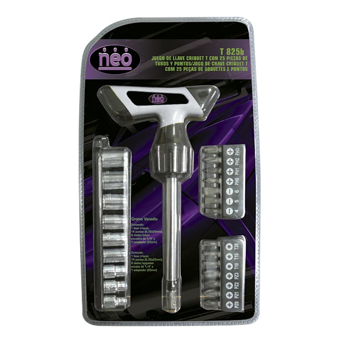 JUEGO DE LLAVES CRIQUET NEO 25 PIEZAS (T 825B)