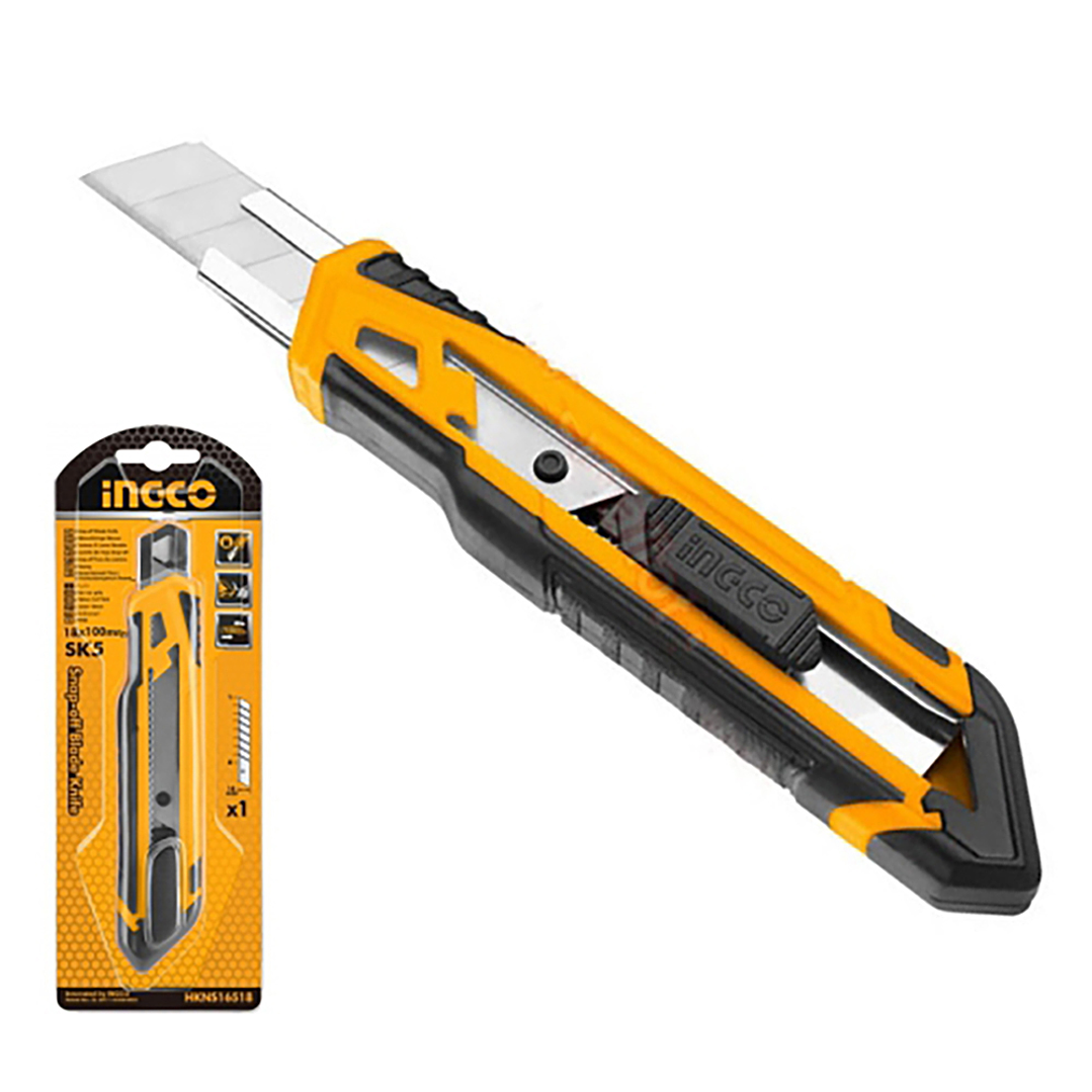 CUCHILLO RETRACTIL 158MM INGCO (HKNS16618)