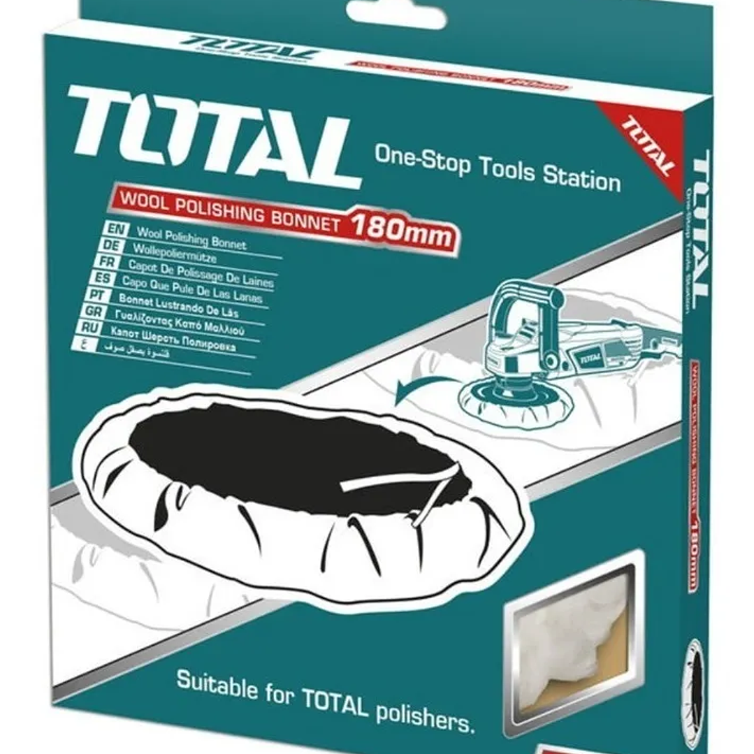 BONETE PULIDOR TOTAL 180MM (TAC721801)
