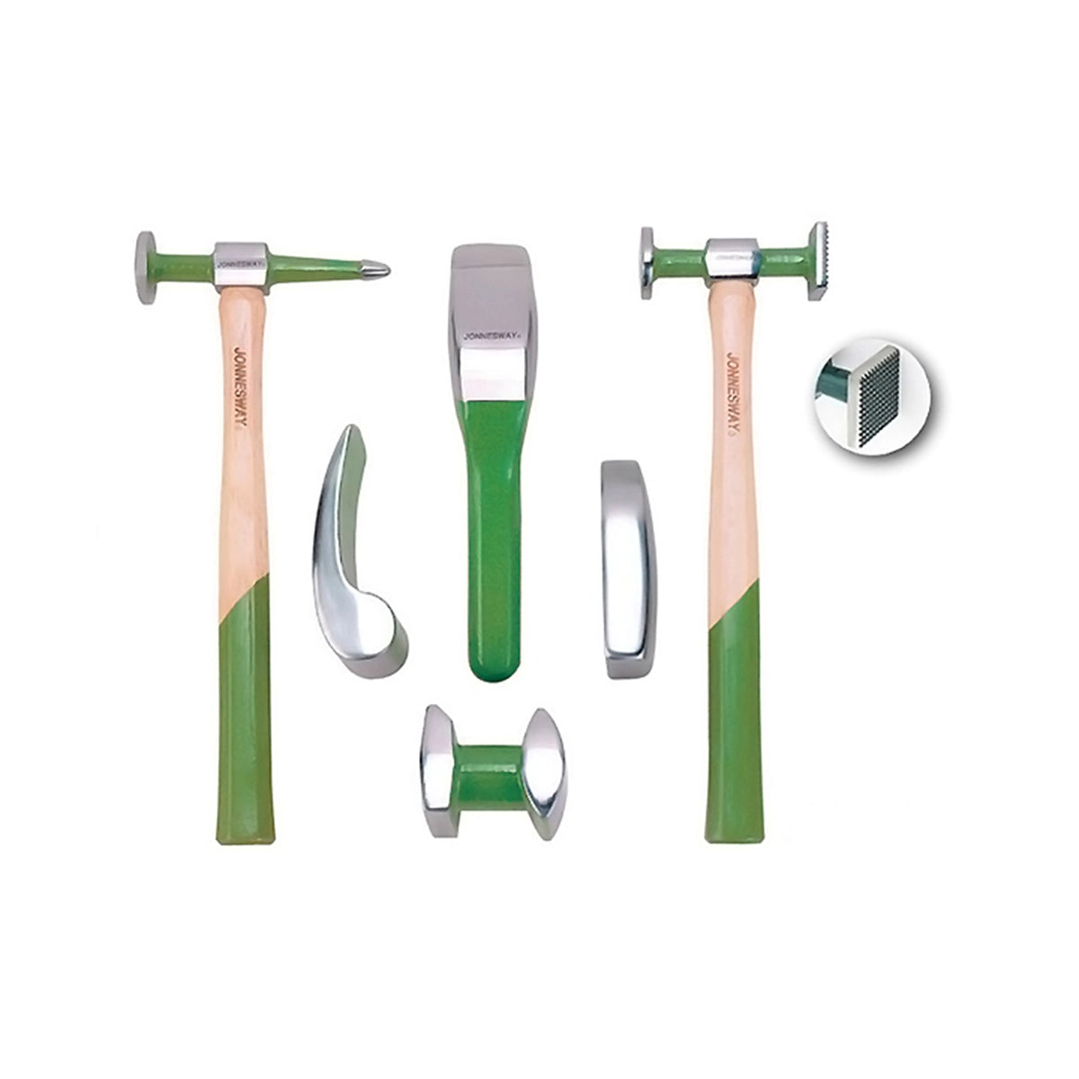 KIT MARTILLOS DESABOLLADORES Y CUÑAS 6 PIEZAS (AG010030A)