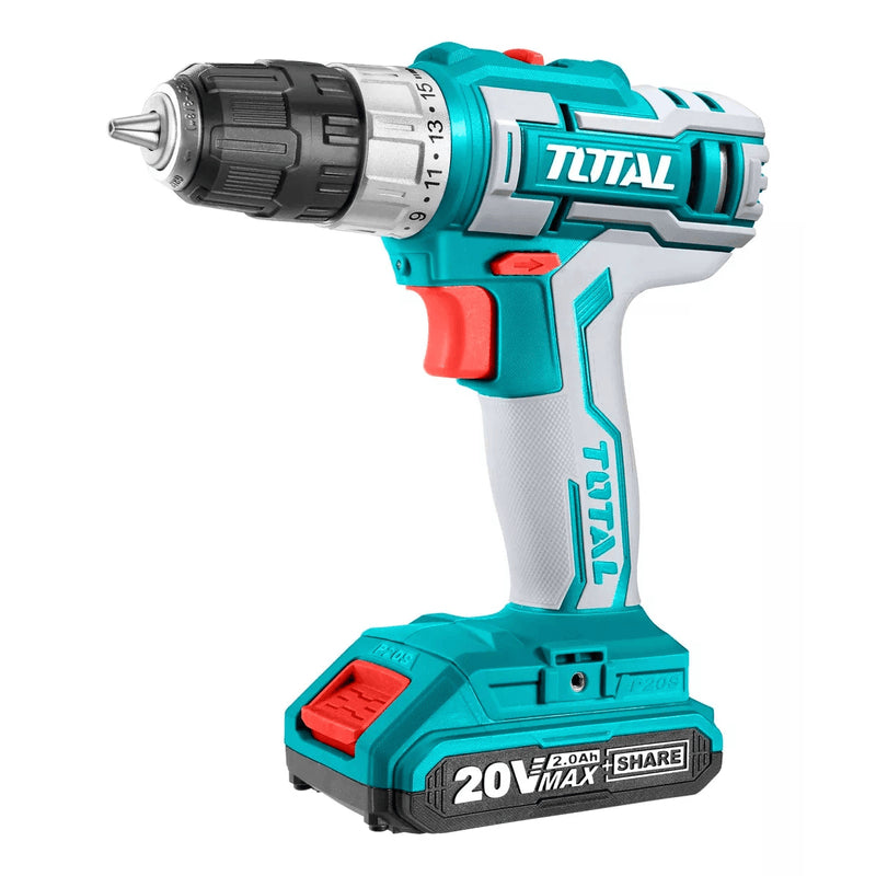 TALADRO INALAMBRICO 20V 10MM + C/BAT 2AH + C/CARG RAPIDO (TDLI20024)