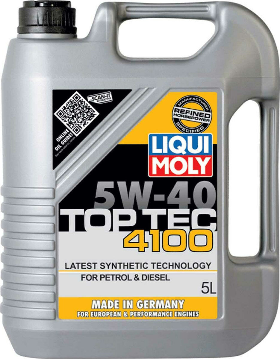 LIQUI MOLY TOP TEC 4100 5W-40 5 LTS.