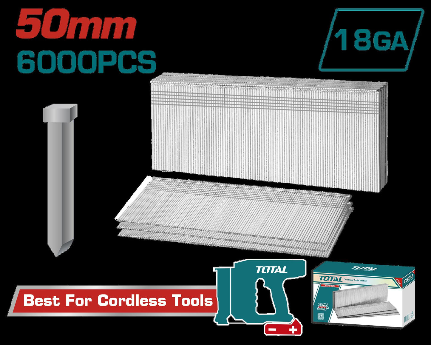 CAJA CLAVOS TOTAL 50MM (TAC918506)