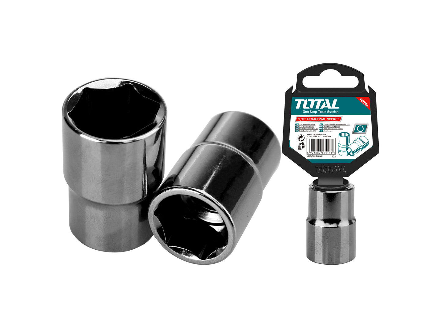 DADO CORTO HEXAGONAL 1/2´´ TOTAL 15MM (THTST12151)