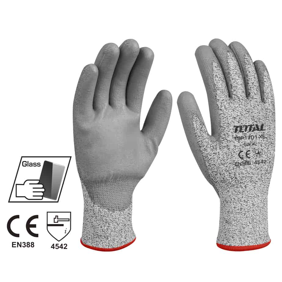 GUANTES RESISTENTE A CORTES Y ABRASIVOS MEDIDA 10 TALLA XL (TSP1706-XL)