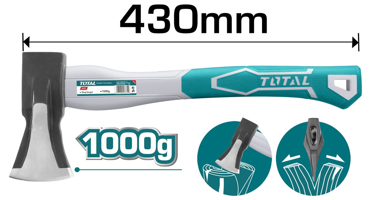 HACHA TOTAL 1000GRS - M/FIBRA (THT798016)