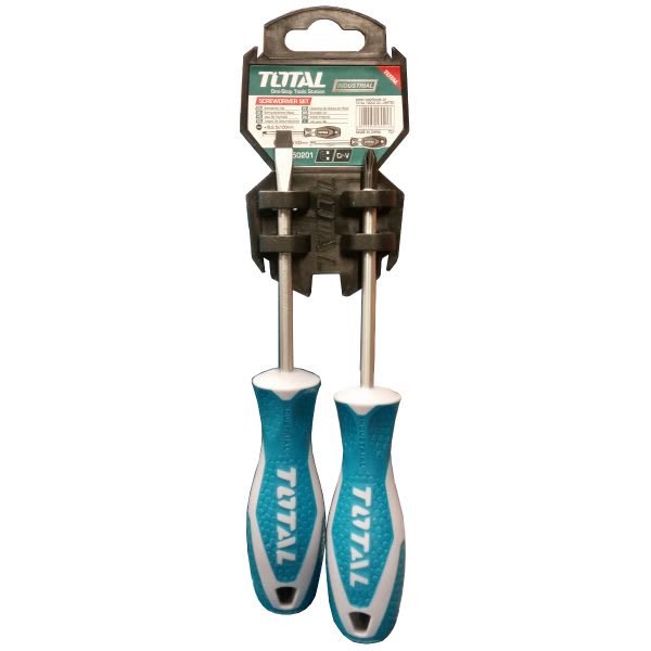 JUEGO DE DESTORNILLADOR TOTAL 2 PIEZAS INDUSTRIAL (THT250201)