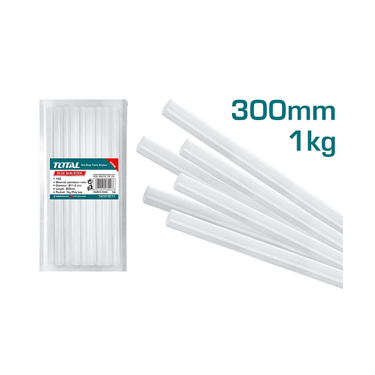SILICONA EN BARRA 1KG 300MM TOTAL (TACGT3011)