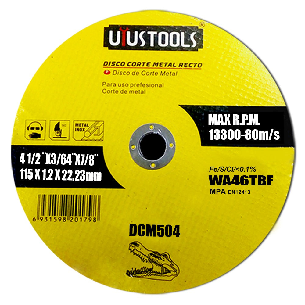 DISCO CORTE METAL 9 x 1.6 x 22.2 UYUSTOOLS (DCM509)