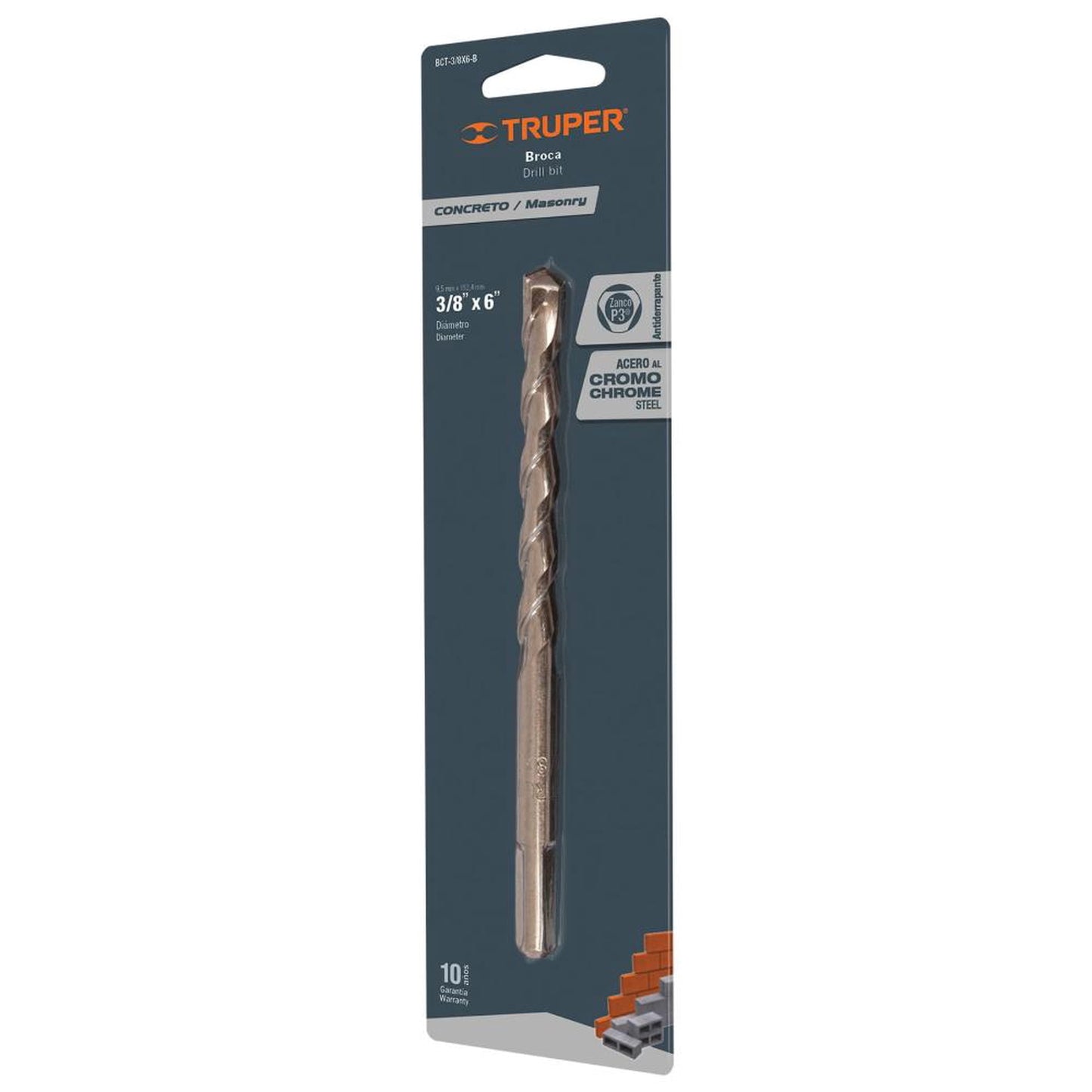 BROCA PARA CONCRETO TRUPER 1/4´´ X 4´´ (BCT-1/4X4)