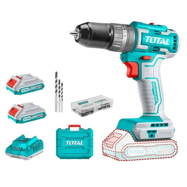 TALADRO INALAMBRICO 20V 10MM + C/BAT + C/CARG RAPIDO (TDLI20011)