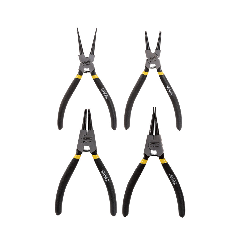 JUEGO 4 PCS ALICATES ANILLO 7'' INT - EXT UYUSTOOLS (ALS401)