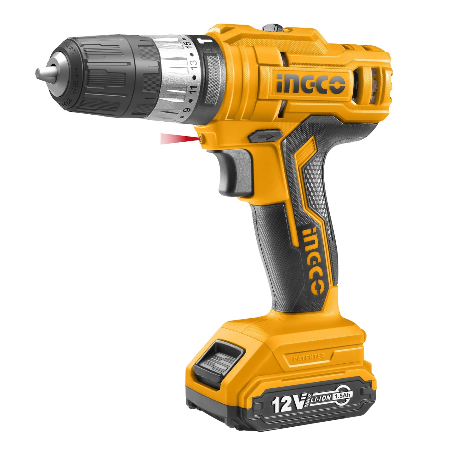 TALADRO PERCUTOR INALAMBRICO 12V INGCO (CIDLI1222)