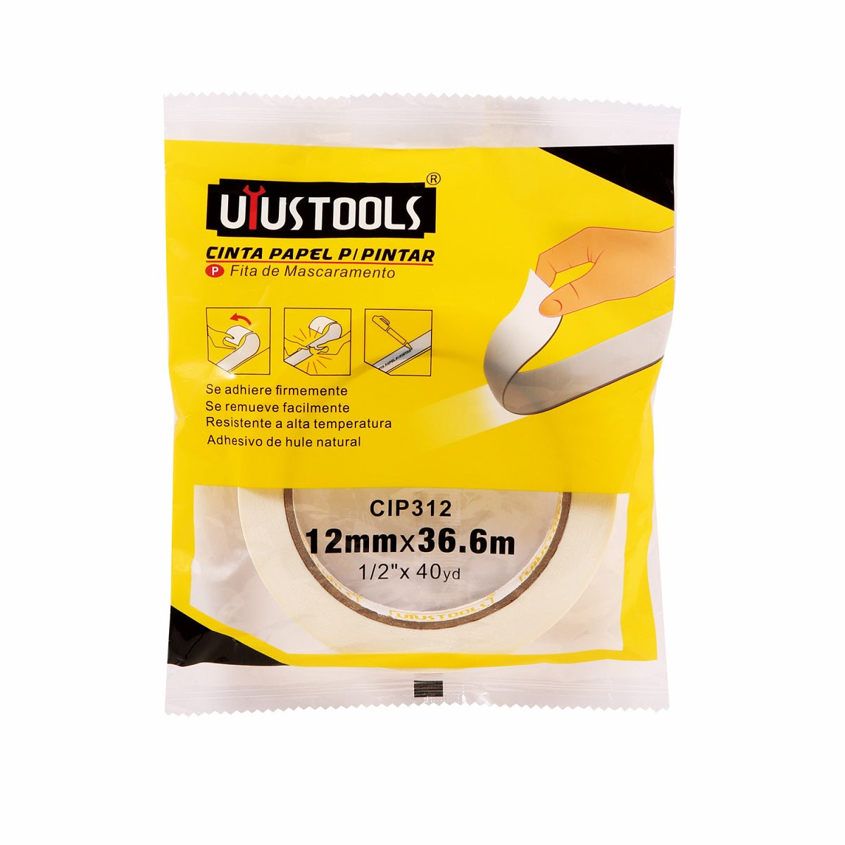 CINTA ENMASCARAR 18MM25M UYUSTOOLS (CIP218)
