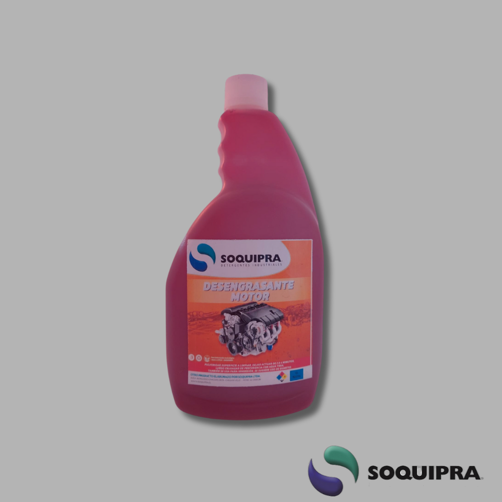 DESENGRASANTE MOTOR 1 LT. SOQUIPRA