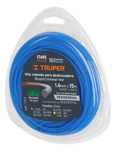 NYLON P/ORILLADORA 1,65 MM (HTA-65)