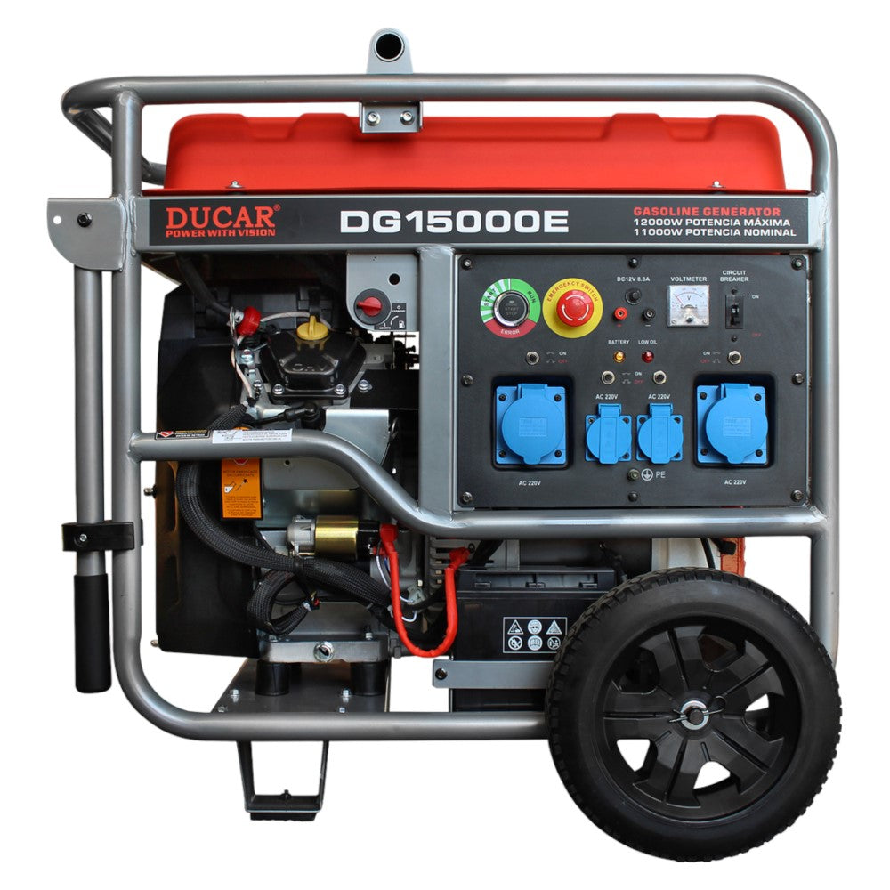 GENERADOR BENCINERO 11KW 220V DUCAR (DG15000E)