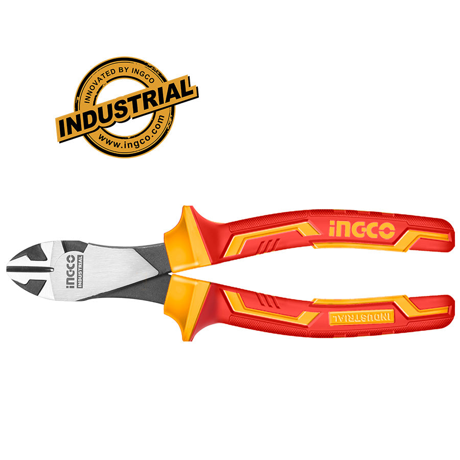 ALICATE CORTE DIAGONAL AISLADO INDUSTRIAL 7´´ 180MM INGCO (HIHDCP28188)