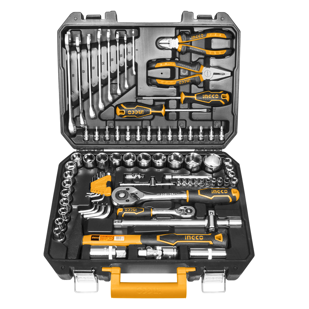 SET DE HERRAMIENTAS MALETIN 77 PIEZAS INGCO (HKTHP20771)