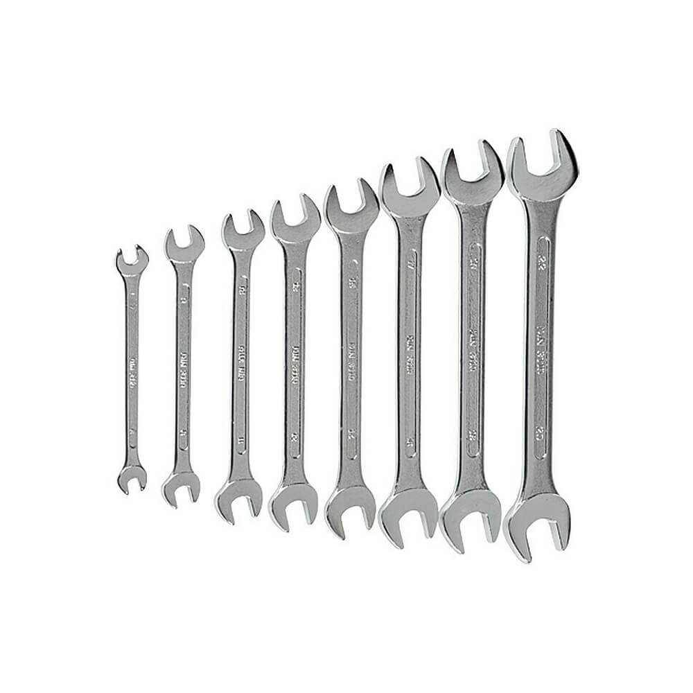 JUEGO DE LLAVES DOBLE CORONA WORKTOOLS 8 PIEZAS