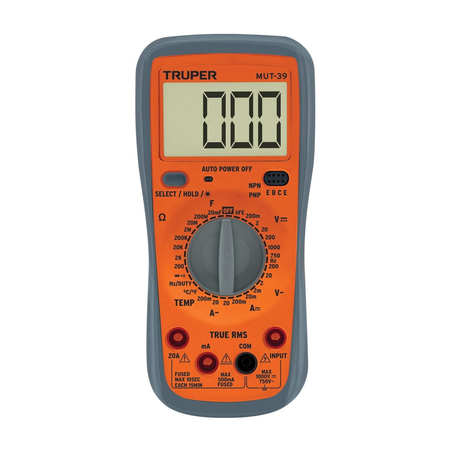 MULTIMETRO DIGITAL PROFESIONAL TRUPER (MUT-39)