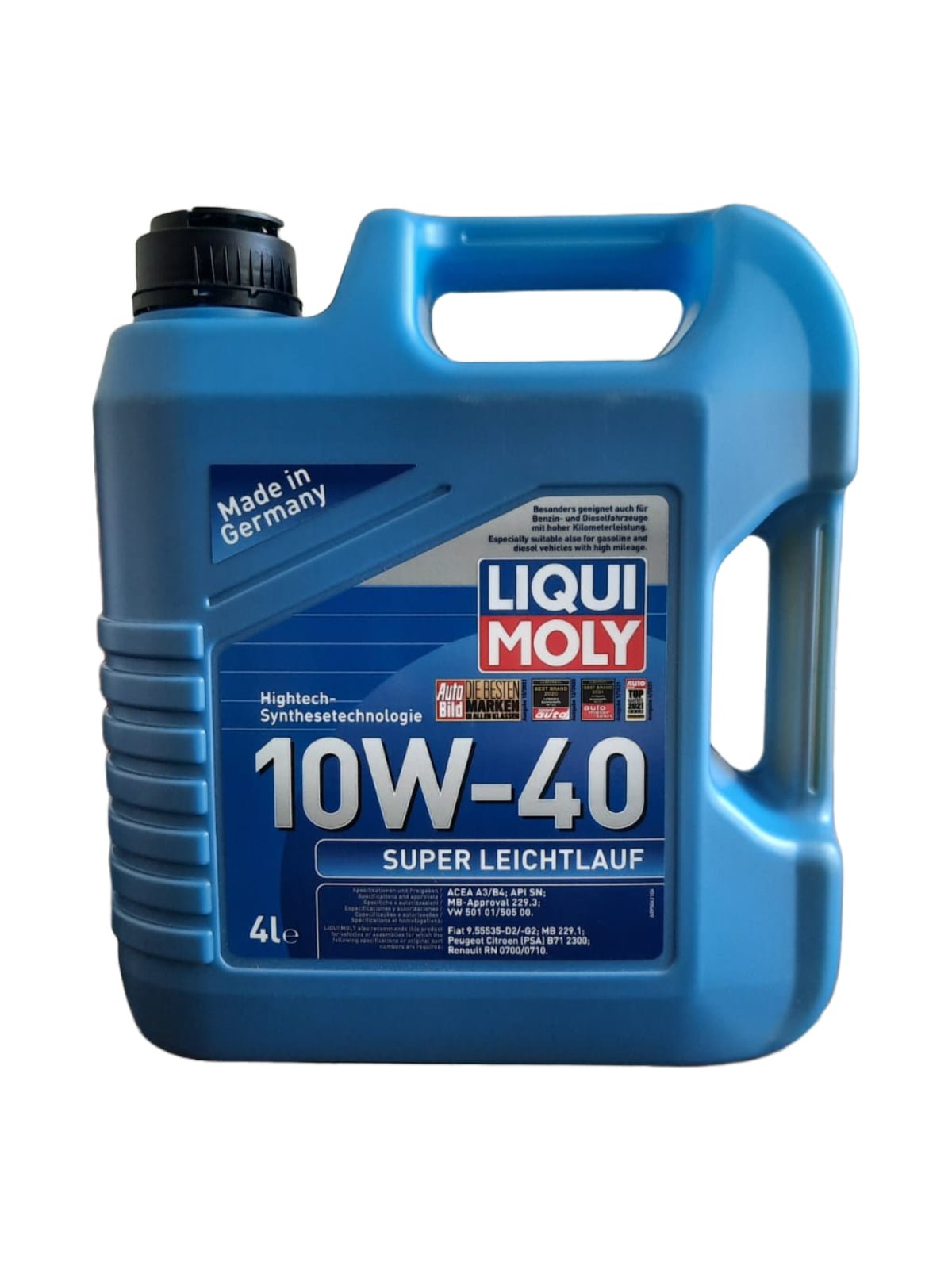 LIQUI MOLY SUPER LEICHTLAUF 10W-40 4 LTS.
