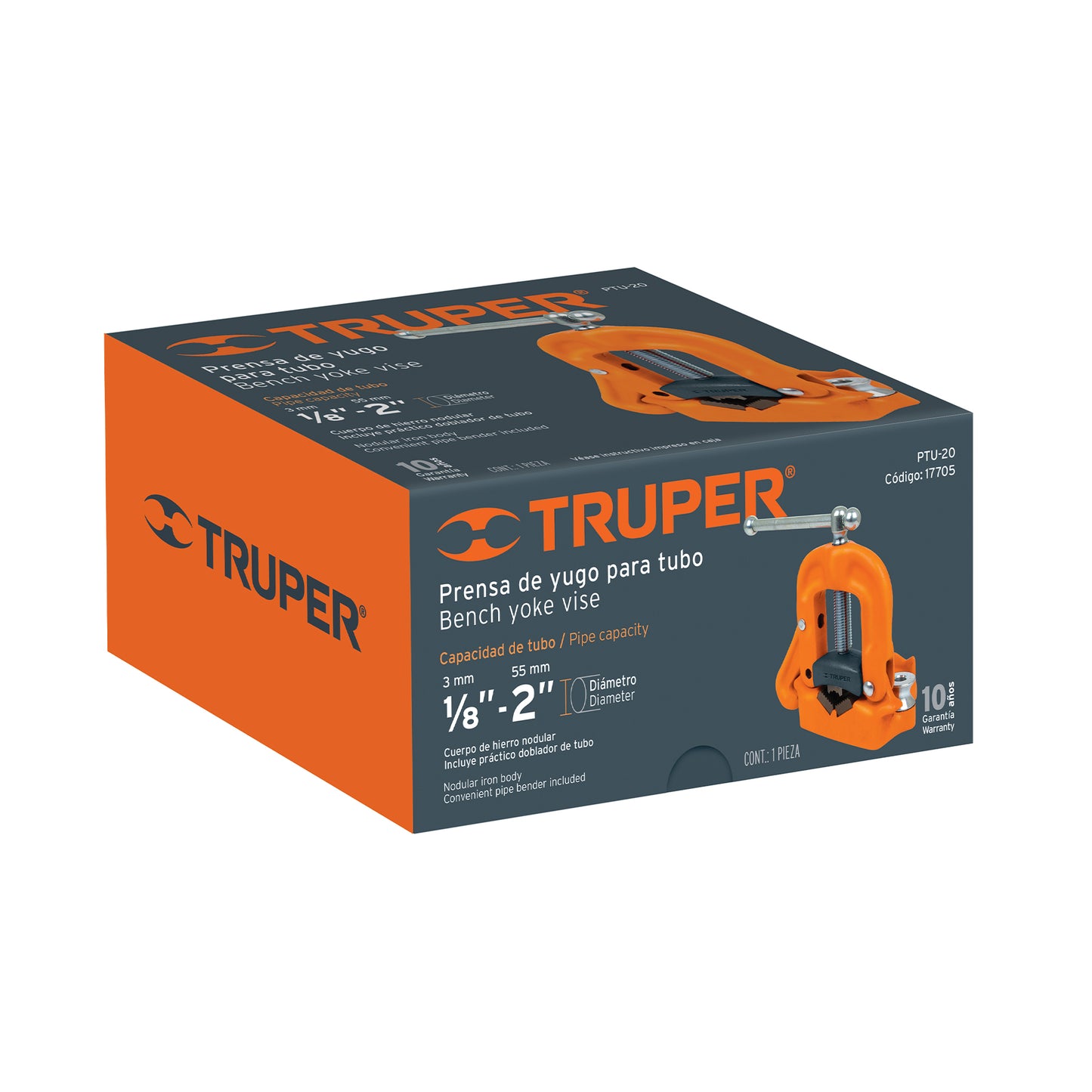 PRENSA DE YUGO TRUPER 2´´ PARA TUBO (PTU-20)