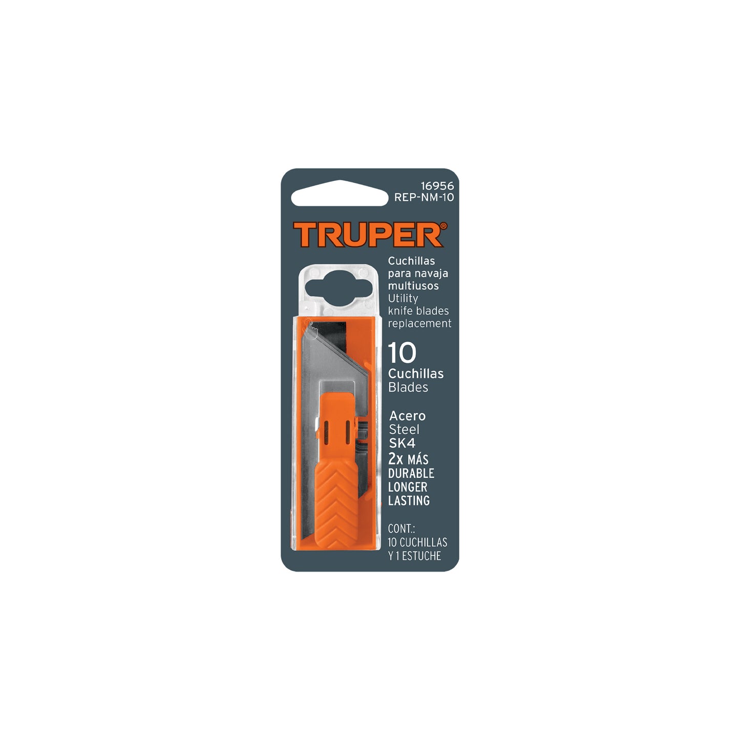 REPUESTO C/10 CUCHILLOS TRUPER(REP-NM-10)