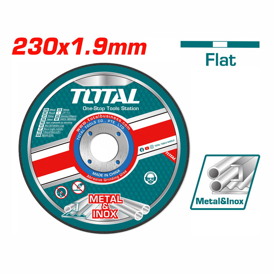 DISCO DE DESBASTE METAL TOTAL 4 1/2´´ X 6.0MM (TAC2231251)