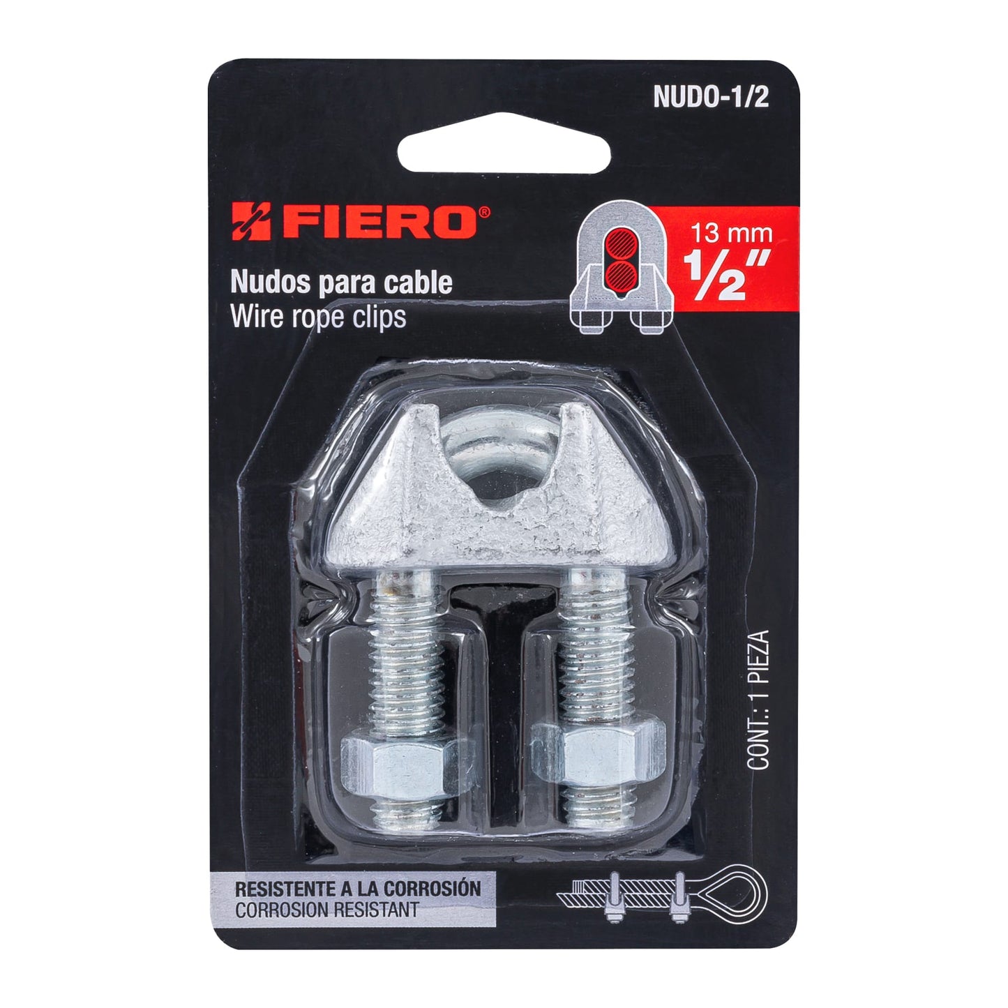 ABRAZADERA PARA CABLE 1/2 (NUDO-1/2)