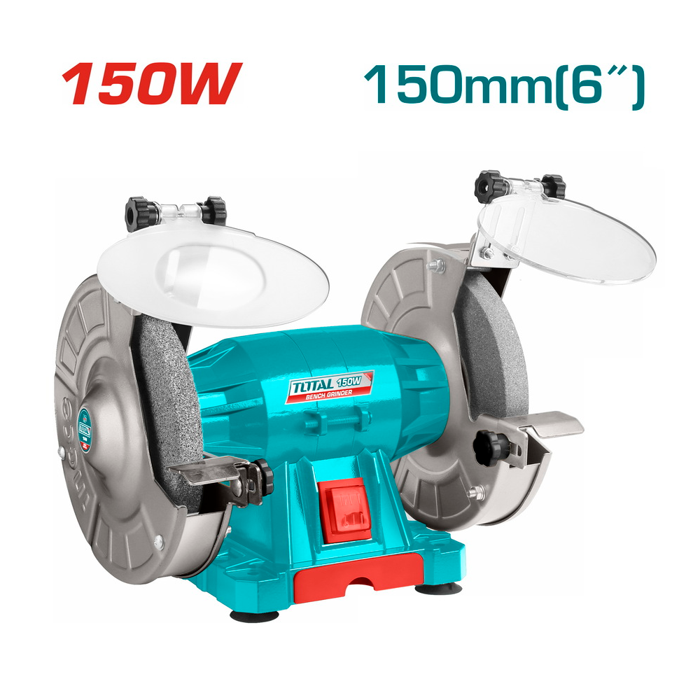 ESMERIL DE BANCO TOTAL 150W - RUEDA 6´´ (TBG15015)