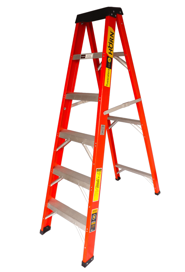 ESCALERA DE TIJERA FIBRA DE VIDRIO 1.5MX4 PELDAÑOS LADDER (FM210-104II)