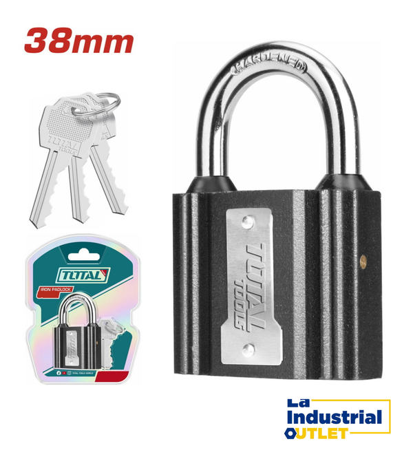 CANDADO 38MM TOTAL DE FIERRO (TLK31381)