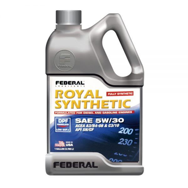 FEDERAL ROYAL SYNTHETIC 5W-30 B-4 LTS.