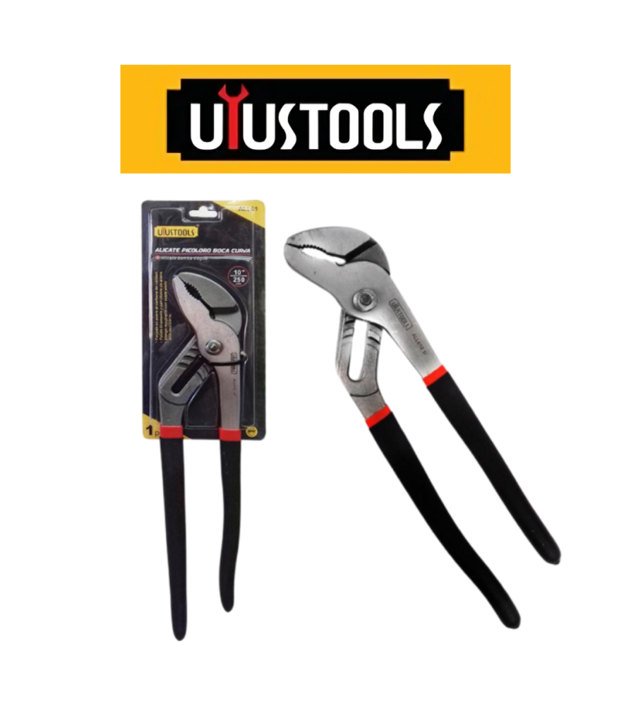 ALICATE PICOLORO BOCA CURVA 10'' UYUSTOOLS (ALL610)