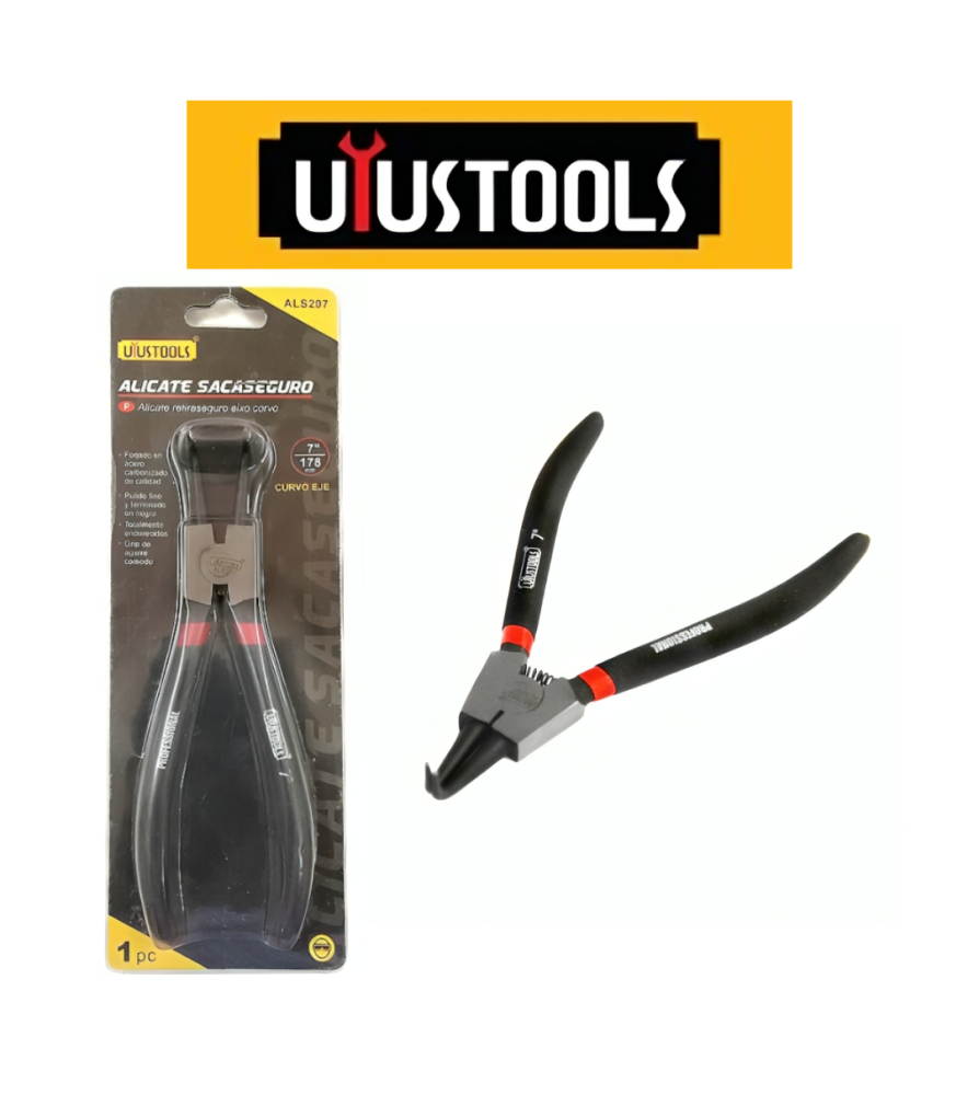 ALICATE SACASEGURO 7'' EXTERIOR CURVO UYU (ALS207)