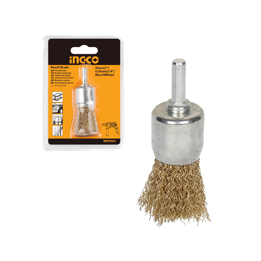 GRATA FORMATO PINCEL DE METAL 24MM INGCO (WB70241)