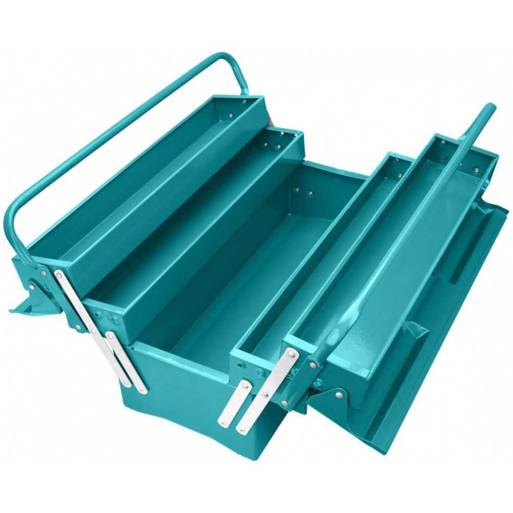 CAJA DE HERRAMIENTAS TOTAL METALICA 50X20X29 (THT10701)