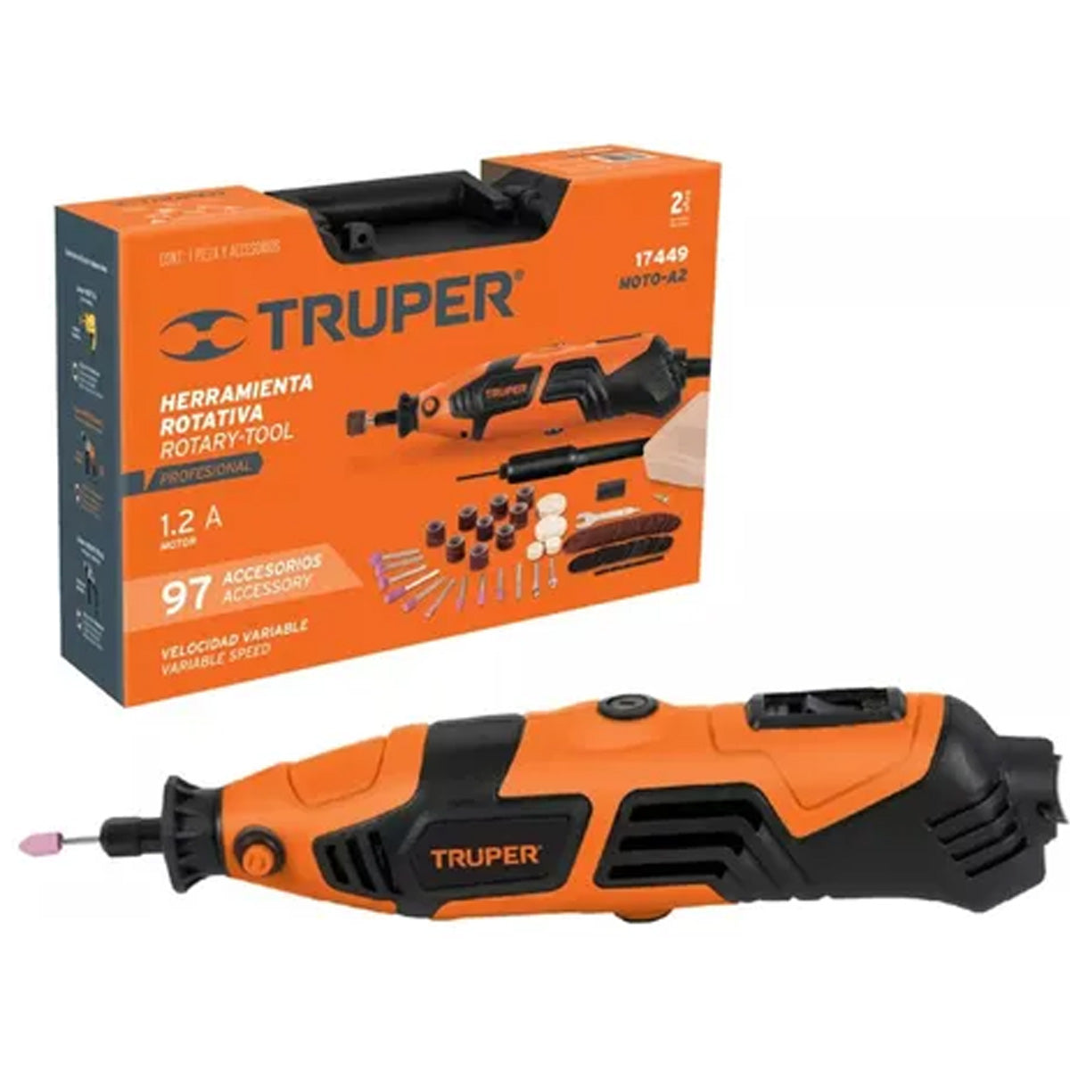 KIT MULTIPROPOSITO PROFESIONAL TRUPER 150 W (MOTO-A2-CH)