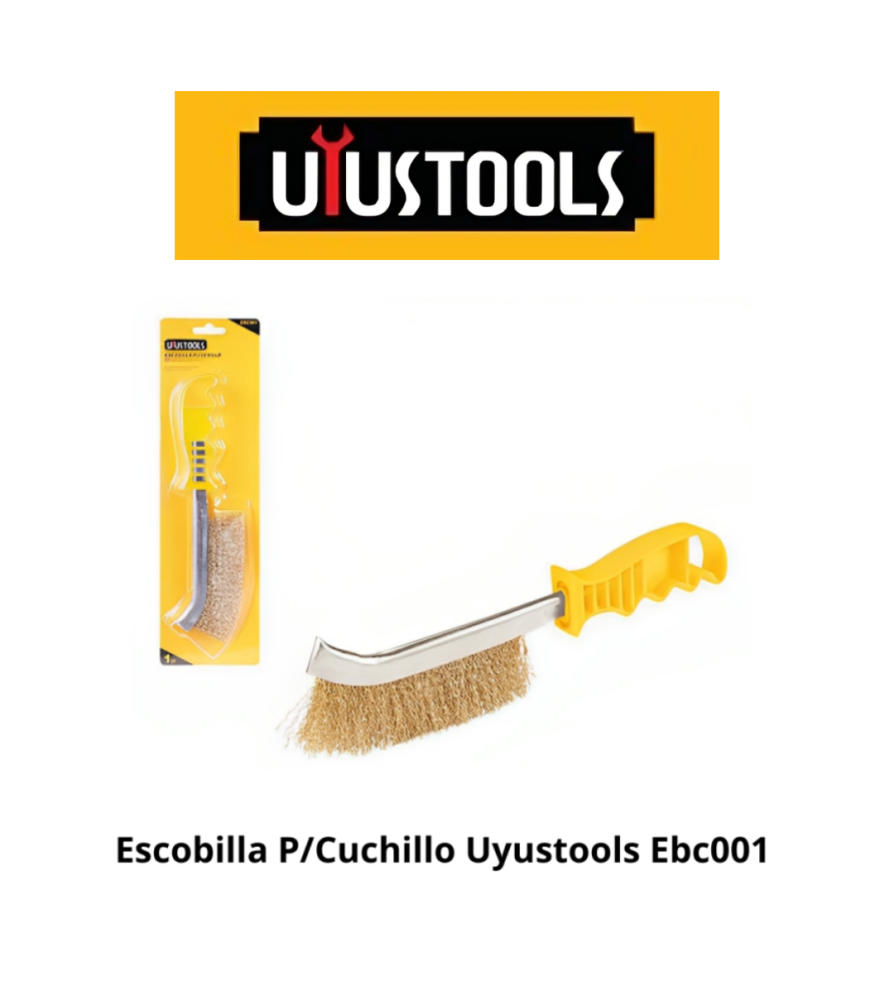 ESCOBILLA DE ACERO TIPO CUCHILLO UYUSTOOLS
