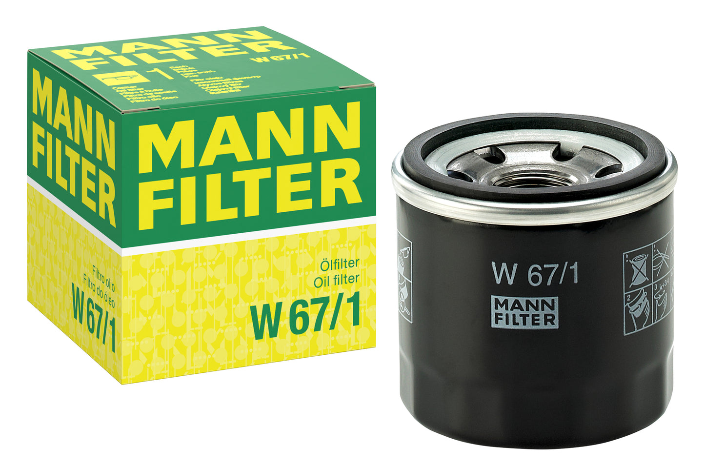 FILTRO ACEITE MANN W 67/1