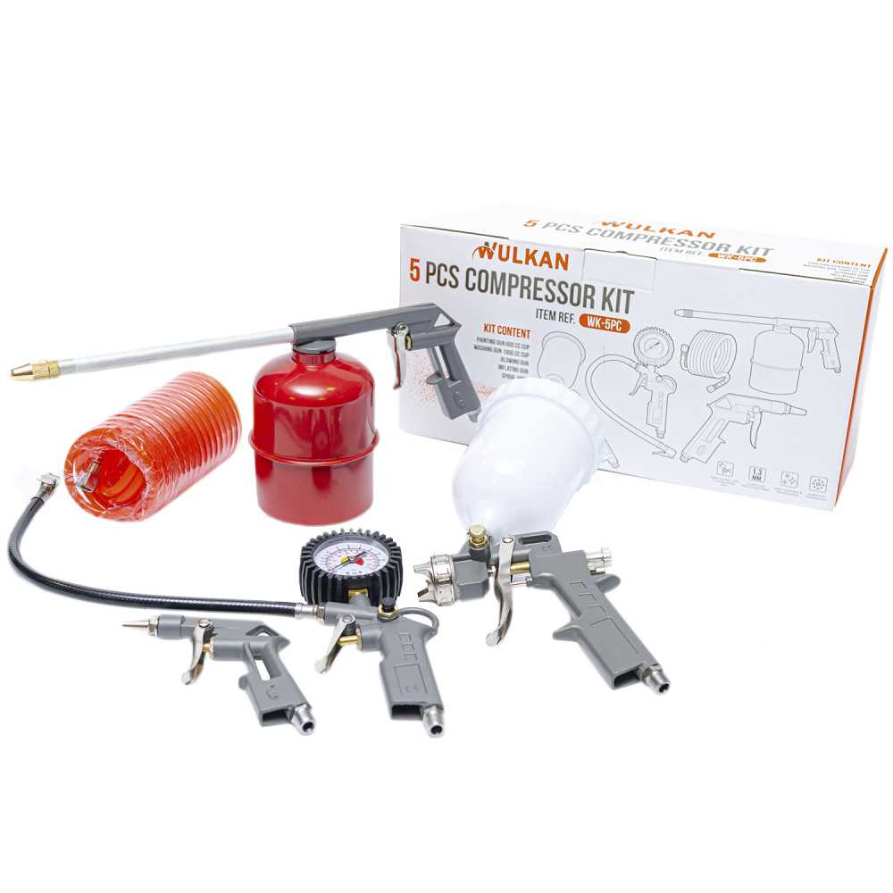 KIT ACCESORIOS WULKAN 5 PZAS (WK-5P-C)