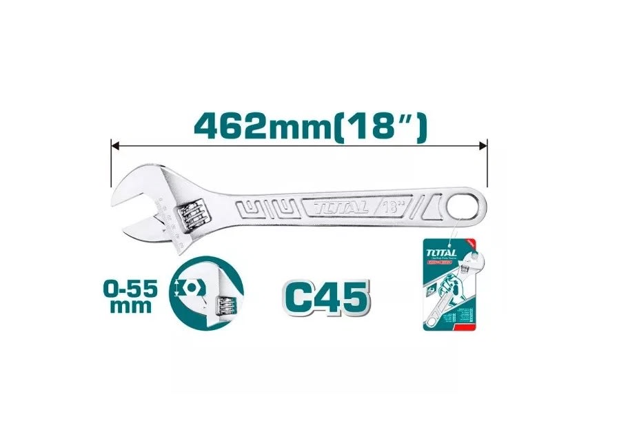 LLAVE FRANCESA TOTAL 18" (THT1010183)