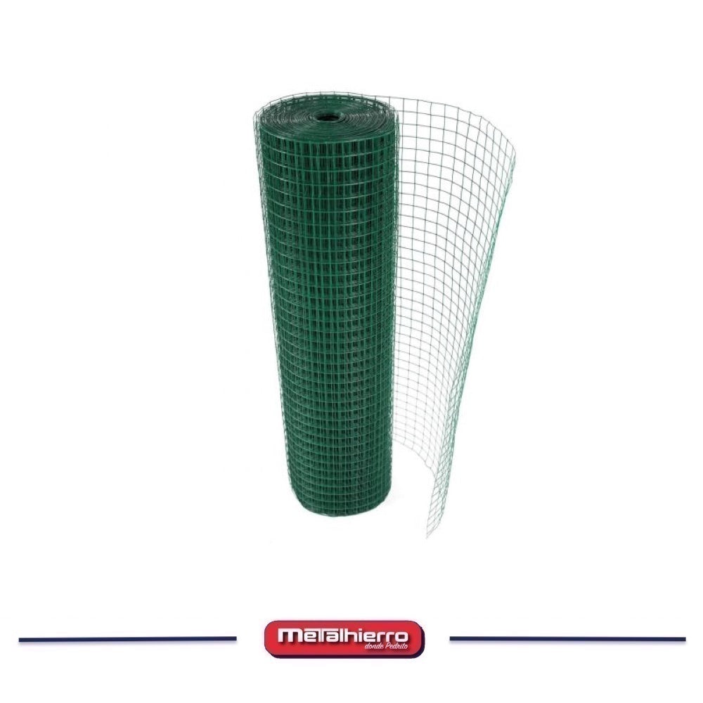 MALLA PVC VERDE 1/2X1,22X1M (M SOLD 1,22)