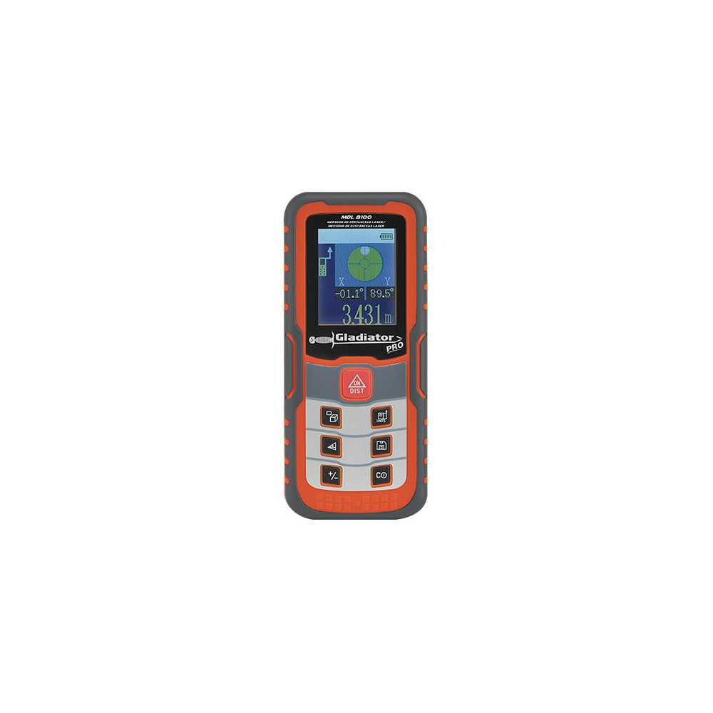 MEDIDOR DE DISTANCIA LASER GLADIATOR 100M (MDL8100/1)